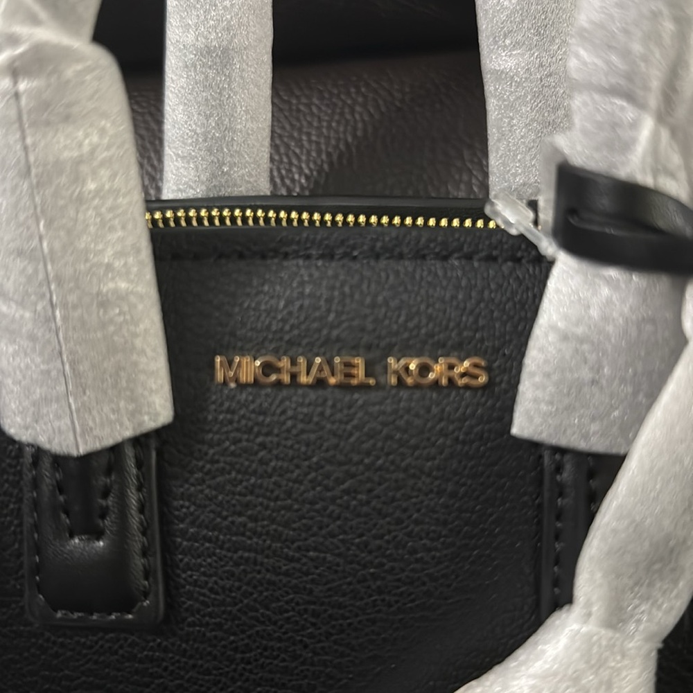 Micheal Kors Avril Extra-Small Leather and Suede Satchel - Picture 10 of 13